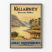 Vintage-Poster Killarney Heaven's Reflex Wanddekoration Landschaft