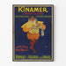 Vintage-Poster Kinamer Apéritif für alle - Retro-Wanddekoration