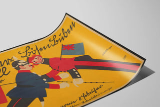 Vintage-Poster Kinderball Der Bösen Buben — Ansicht des Kunstwerks