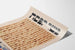 Vintage-Poster Matzo Passah Koscher Dekor Wandbild