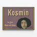 Vintage-Kosmin-Poster für Mund- und Zahnpflege — gerahmtes Bild an der Wand