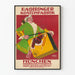 Vintage-Poster Kostüm Alt Münchner Wanddekoration