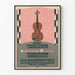 Vintage-Poster des Handwerksluthiers Hermann Glassl München