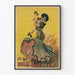 Retro-Poster La Belle Guerrero spanische Tänzerin