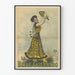 Vintage-Poster La Belle Guerrero Tänzerin im gelben Kleid