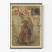 Vintage-Dekorposter La Belle Zazita in festlicher Kleidung