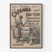 Vintage-Poster La Capanna dello Zio Tom – Italienische Wanddekoration