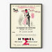 Vintage-Poster La Chanson de l'Hôtel-Dieu – Retro-Wanddekoration