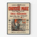Vintage-Poster La Comtesse Paule - Populärer Roman von Émile Richebourg