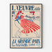 Vintage-Poster La Grande Paix – Retro patriotische Wanddekoration