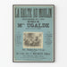 Vintage-Poster La Halte au Moulin – Klassische Wanddekoration mit musikalischem Motiv