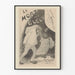 Vintage-Poster Der Tod der Bettler - Künstlerische Wanddekoration