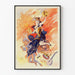 Vintage Dekorationsposter La Musique mit festlicher Szene