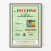 Vintage-Werbeplakat La Phytine Ciba Wanddekoration