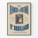 Vintage-Poster Die Rache von Fortunia - Musikalische Wanddekoration