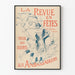 Vintage-Poster La Revue en Fêtes – Wanddekoration Theater Parisien