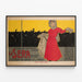 Vintage-Poster La Sera – Retro- und farbenfrohe Wanddekoration — gerahmtes Bild an der Wand