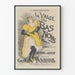 Vintage-Poster La Valse des Bas Noirs in Gelb und Schwarz