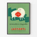 Vintage-Poster Lactobyl Wanddekoration Schaf