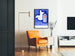 Vintage-Poster Lactoma Sédatif Gastrique Blau und Weiß