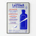 Vintage-Poster Lactoma Laxativ – Retro-Wanddekoration für Gesundheit