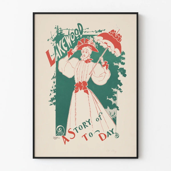 Vintage-Poster Lakewood A Story of To-Day