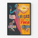 Vintage-Poster Las Vegas Fly TWA - Retro-Wanddekoration