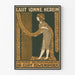 Vintage-Poster Lasst Sonne Herein - Künstlerische Wanddekoration