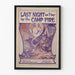 Vintage-Poster "Last Night as I Lay by the Camp Fire"