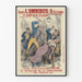 Historisches Wandbild Le Bataillon de la Croix-Rousse – Vintage-Poster für Wanddekoration