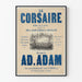 Vintage-Poster Le Corsaire – Klassische Wanddekoration