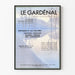 Vintage-Poster Le Gardénal - Retro-Medizinische Wanddekoration