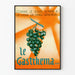 Vintage-Poster Le Gastrihema Wanddekoration Traube und Sonne