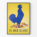 Poster Le Jour Se Lève - Patriotische Wanddekoration