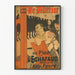 Vintage-Poster Le Matin - Wanddekoration am Fuß des Gerüstes