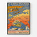 Vintage-Poster Le Premier Rallye Aérien 1914 - Luftfahrt-Wanddekoration
