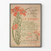 Vintage-Poster Le Studio 1898 mit roten Blumen dekoriert
