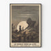Vintage-Poster „Die Reise zum Mond“ – Märchenhafte Wanddekoration