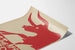 Wandposter Roter Stier - Minimalistisches und Eindrucksvolles Design