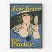 Vintage-Poster Leichners Fett & Puder - Retro-Wanddekoration