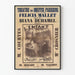 Vintage-Poster Theater L'Enfant Prodigue Wanddekoration