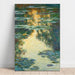 Reproduktion des Gemäldes die Seerosen (1907) von Claude Monet