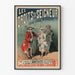 Vintage-Poster Die Rechte des Herrn - Historische Wanddekoration