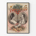 Vintage-Poster Les Forestino Duo de Chanteurs Wanddekoration