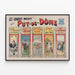 Vintage-Poster der großen Marken des Puy-de-Dôme — gerahmtes Bild an der Wand