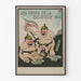 Vintage-Poster Die Helden Belgiens 1914 Historische Wanddekoration
