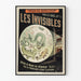 Vintage-Poster Les Invisibles - Wanddekoration für Theateraufführung