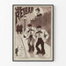 Vintage-Poster Les Reibar - Illustrative Wanddekoration