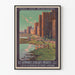 Vintage-Poster Die Stadtmauern von Aigues-Mortes, 13. Jahrhundert, Wanddekoration