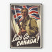 Vintage-Propagandaposter « Let's Go Canada ! »